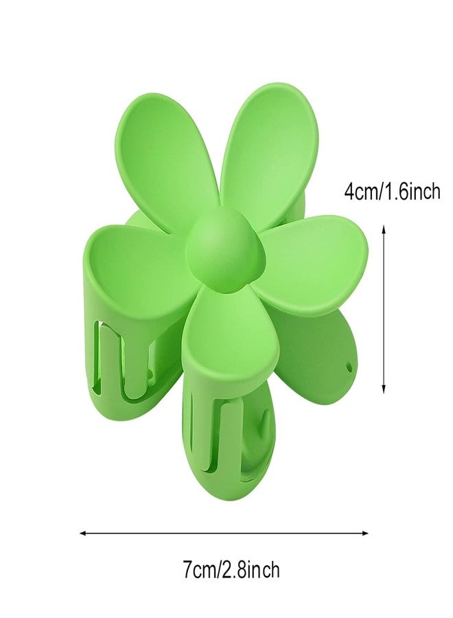BWESOO Yellow Hair Claw Clips Flower Shaped Plastic Jaw Clips Anti-scratch Smell-less Useful Hold Tightly Light Hair Accessories for Beauty and Personal Care - Image 2